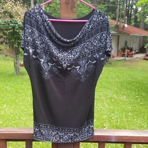 Edista Floral Pattern Top - Size Small